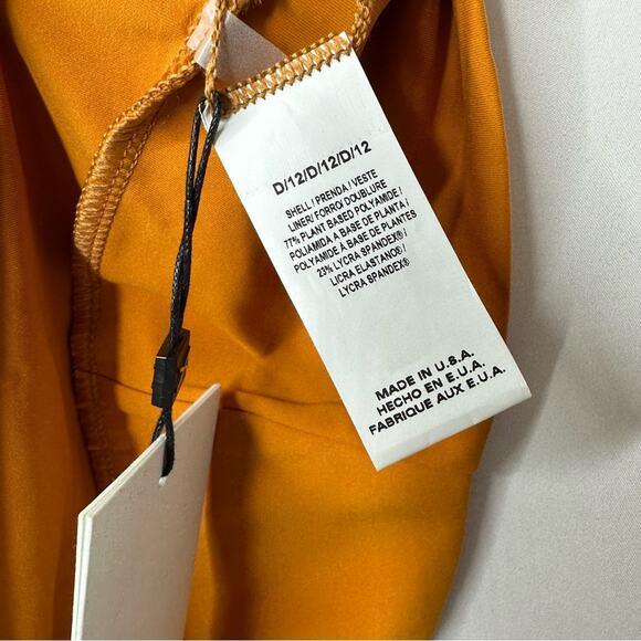 VITAMIN A Nova Biker Shorts Yellow NWT in XL - Picture 3 of 6